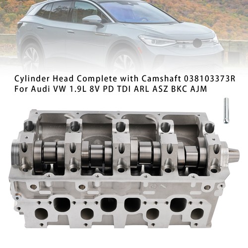 Cylinder head complete with - cylinder,
